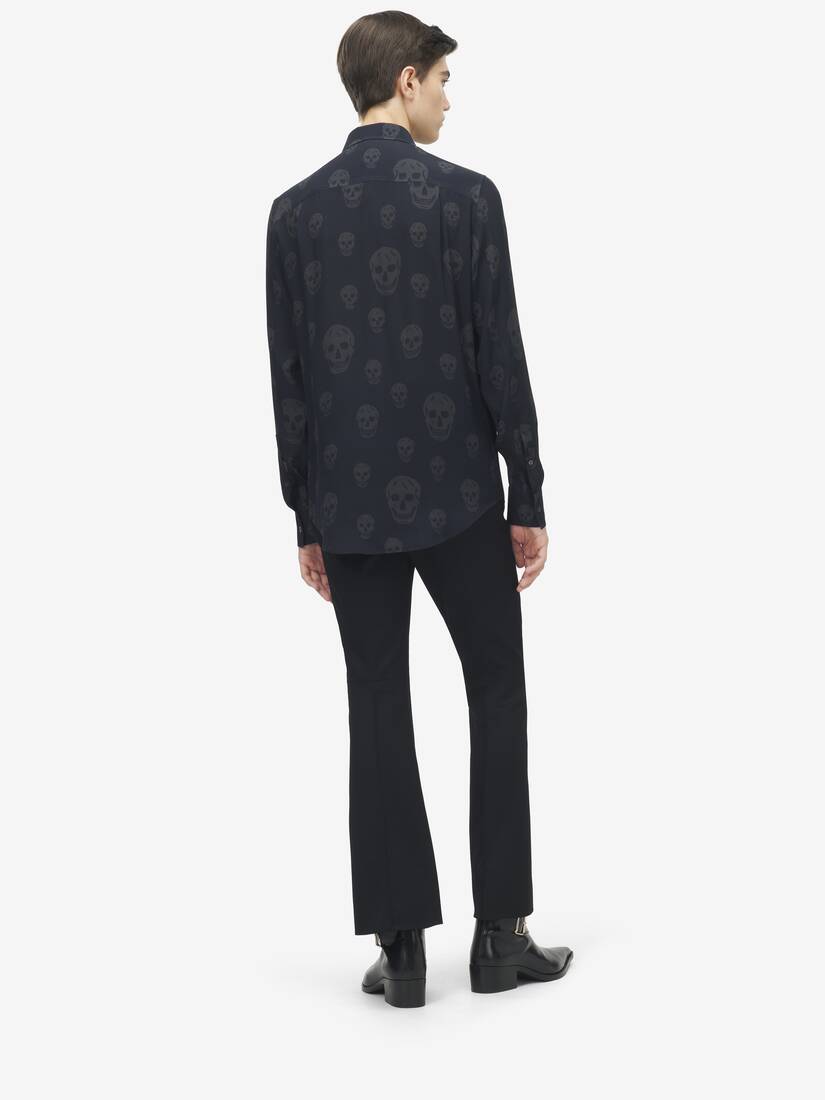Alexander McQueen Skull印花衬衫