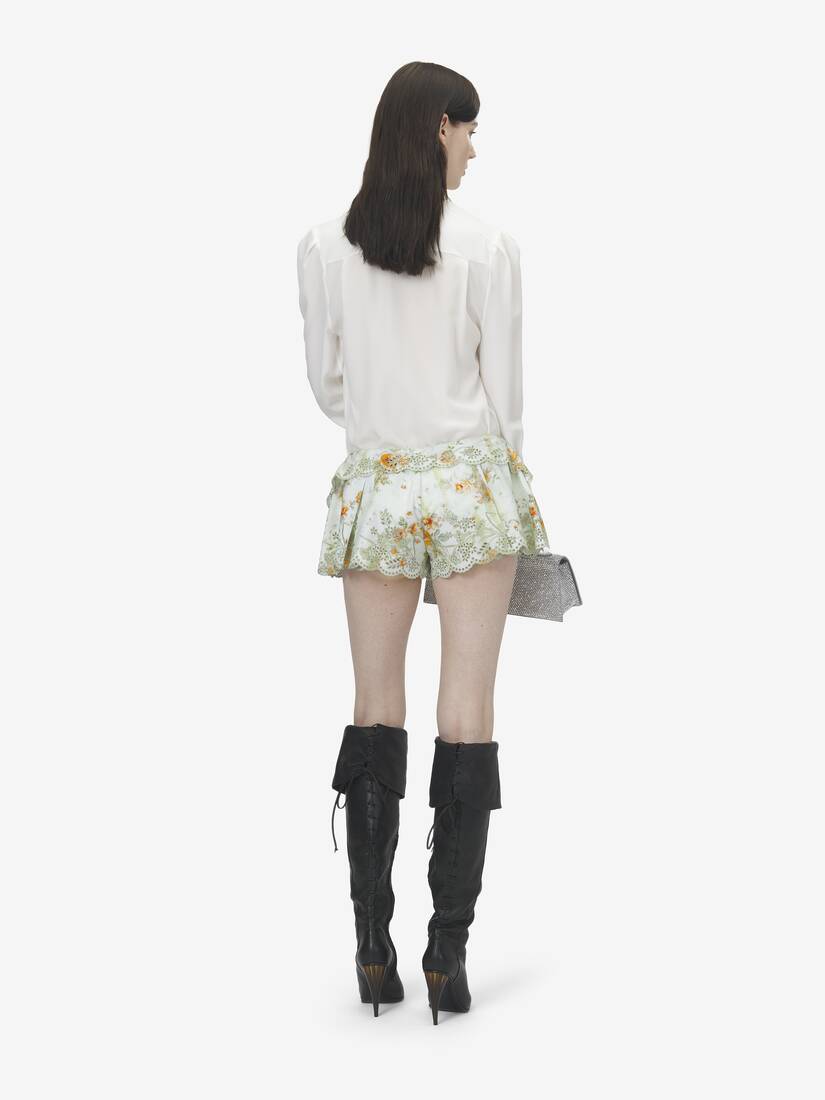 Alexander McQueen 花卉刺绣衬衫