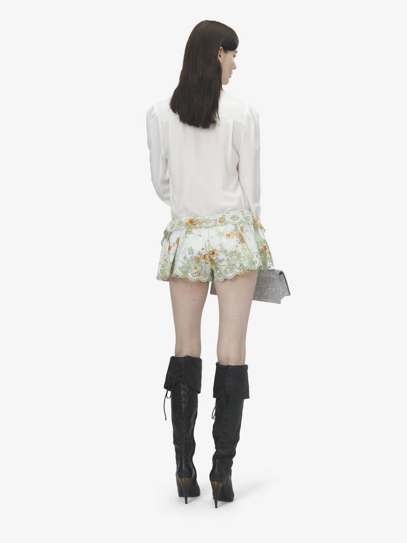 Alexander McQueen 花卉刺绣衬衫