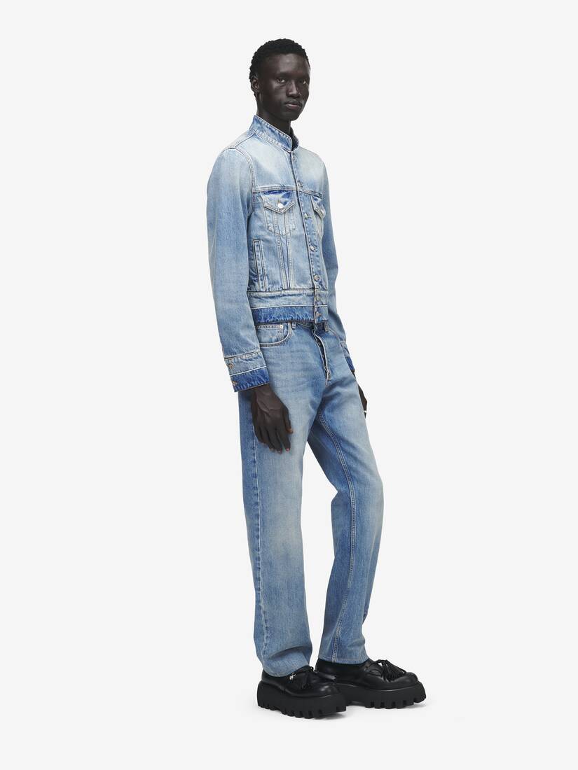 Alexander McQueen 立领牛仔夹克