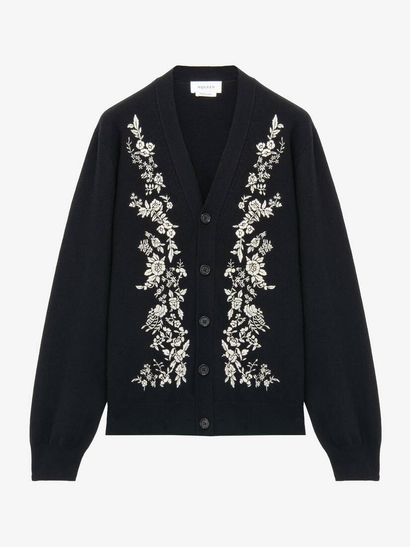 Alexander McQueen 花卉刺绣开衫