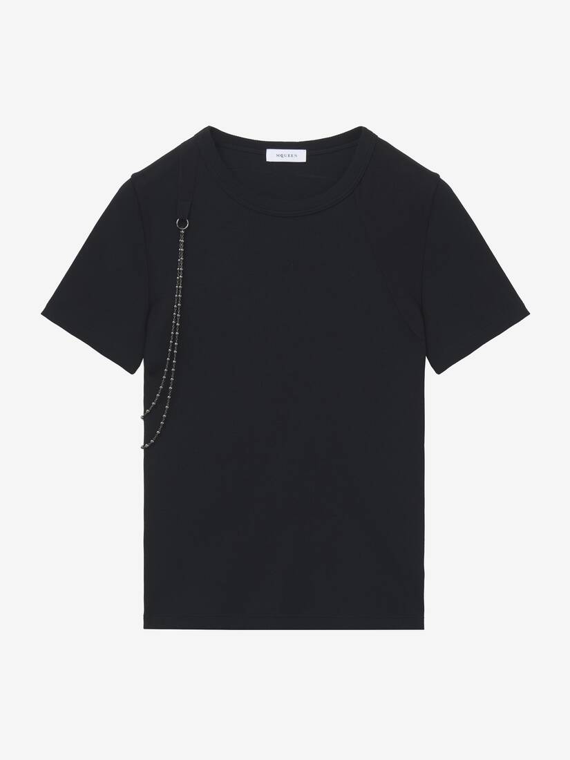 Alexander McQueen 链条背带T恤