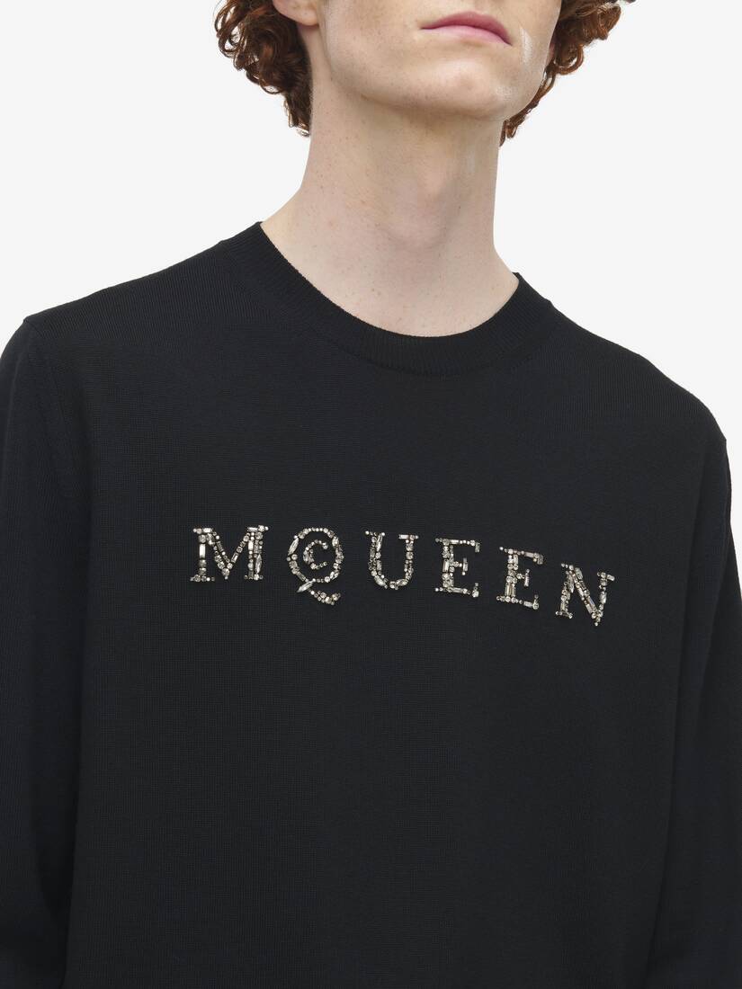 Alexander McQueen 镜面McQueen标志套衫