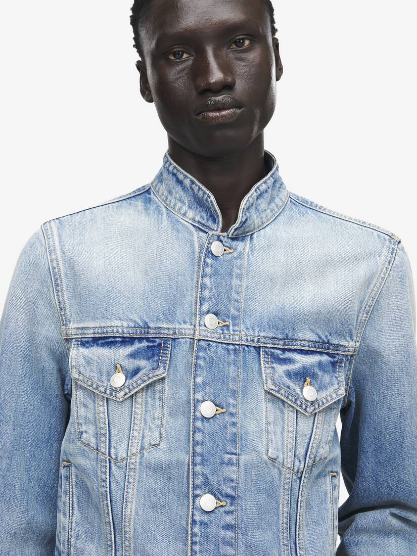 Alexander McQueen 立领牛仔夹克