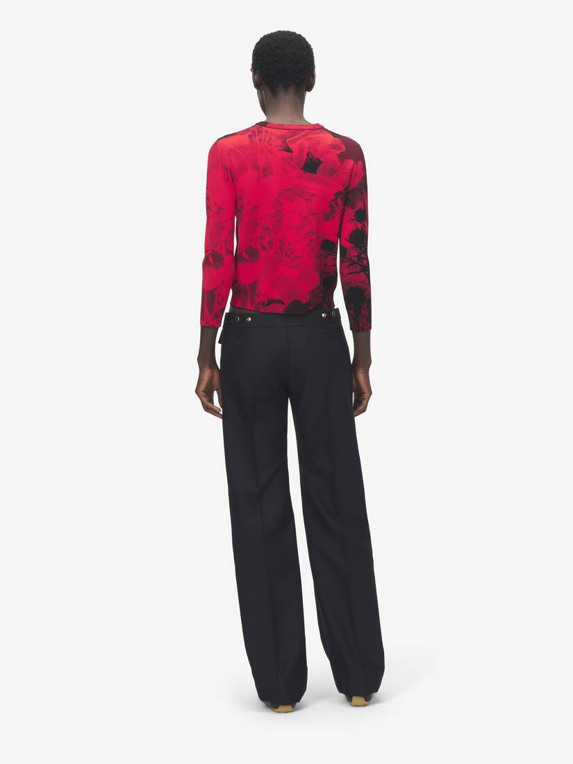 Alexander McQueen 花卉提花开衫