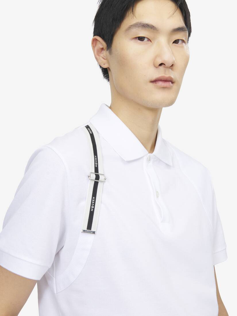 Alexander McQueen 背带Polo衫