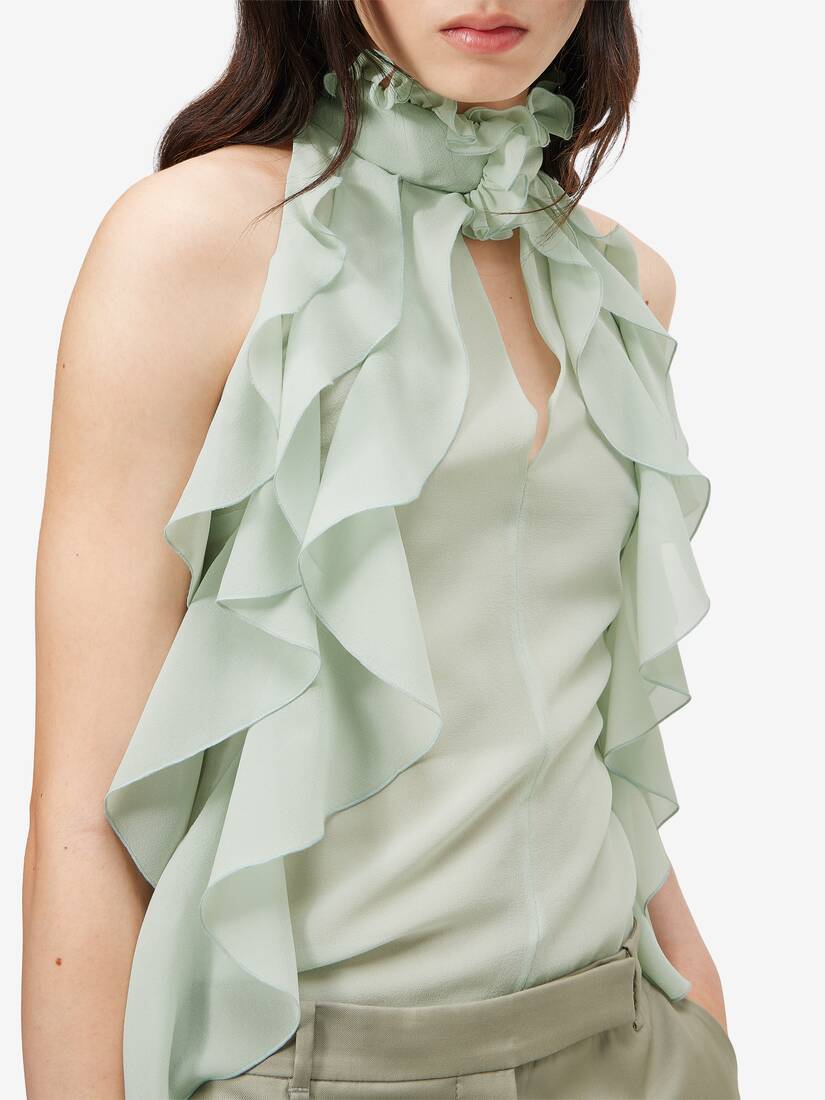 Alexander McQueen 荷叶边上衣