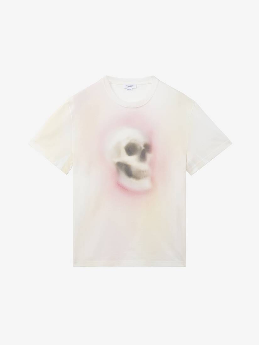 Alexander McQueen Airbrushed Skull T恤