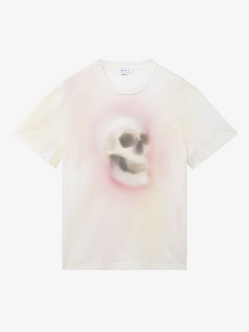 Alexander McQueen Airbrushed Skull T恤