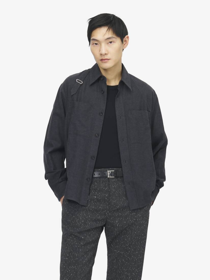 Alexander McQueen 背带外套式衬衫