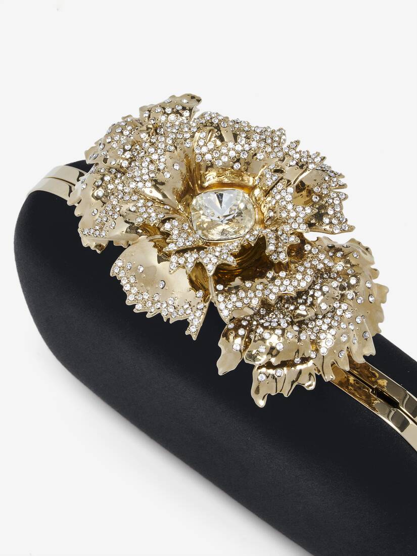 Alexander McQueen 康乃馨Knuckle Clutch指环手拿包