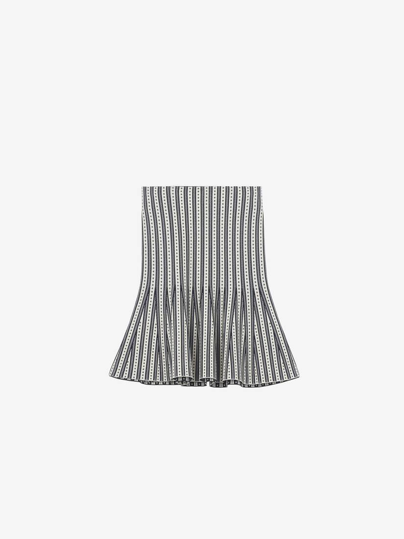 Alexander McQueen 条纹针织迷你裙