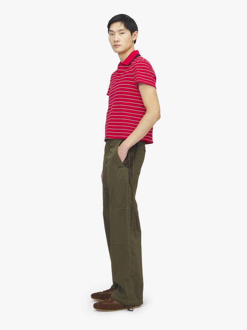 Alexander McQueen 条纹Polo衫
