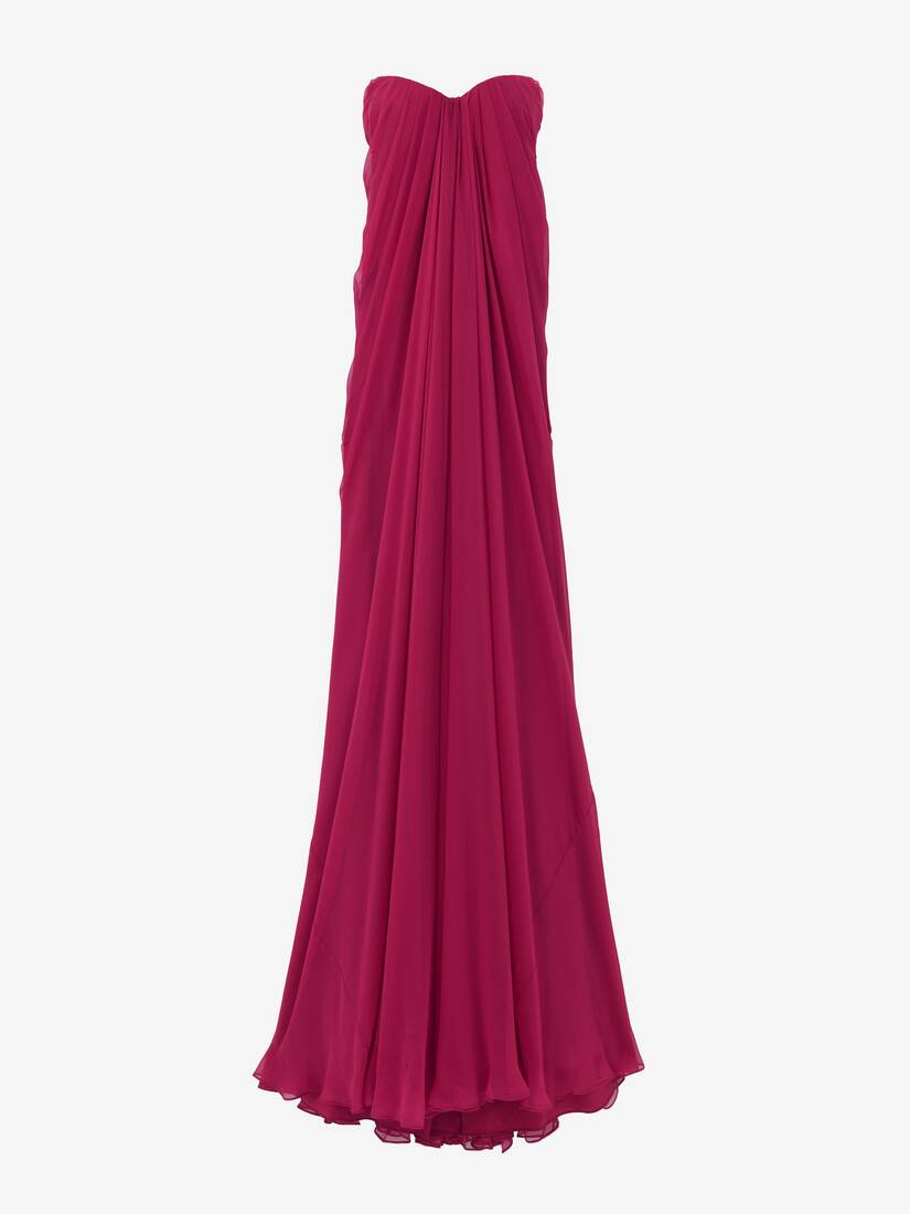 Alexander McQueen 紧身胸衣晚宴连衣裙