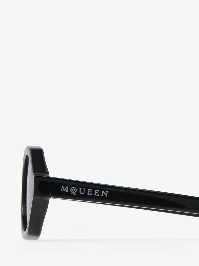 Alexander McQueen 几何椭圆框太阳眼镜