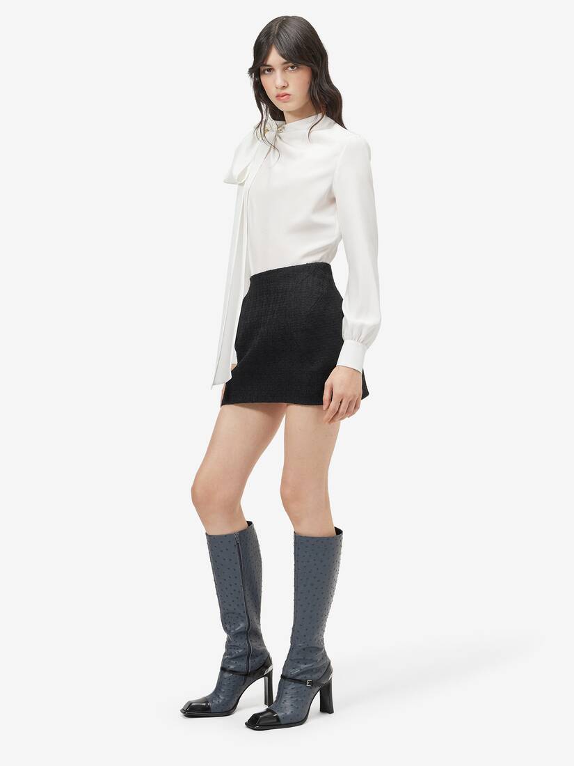 Alexander McQueen 肩部蝴蝶结上衣