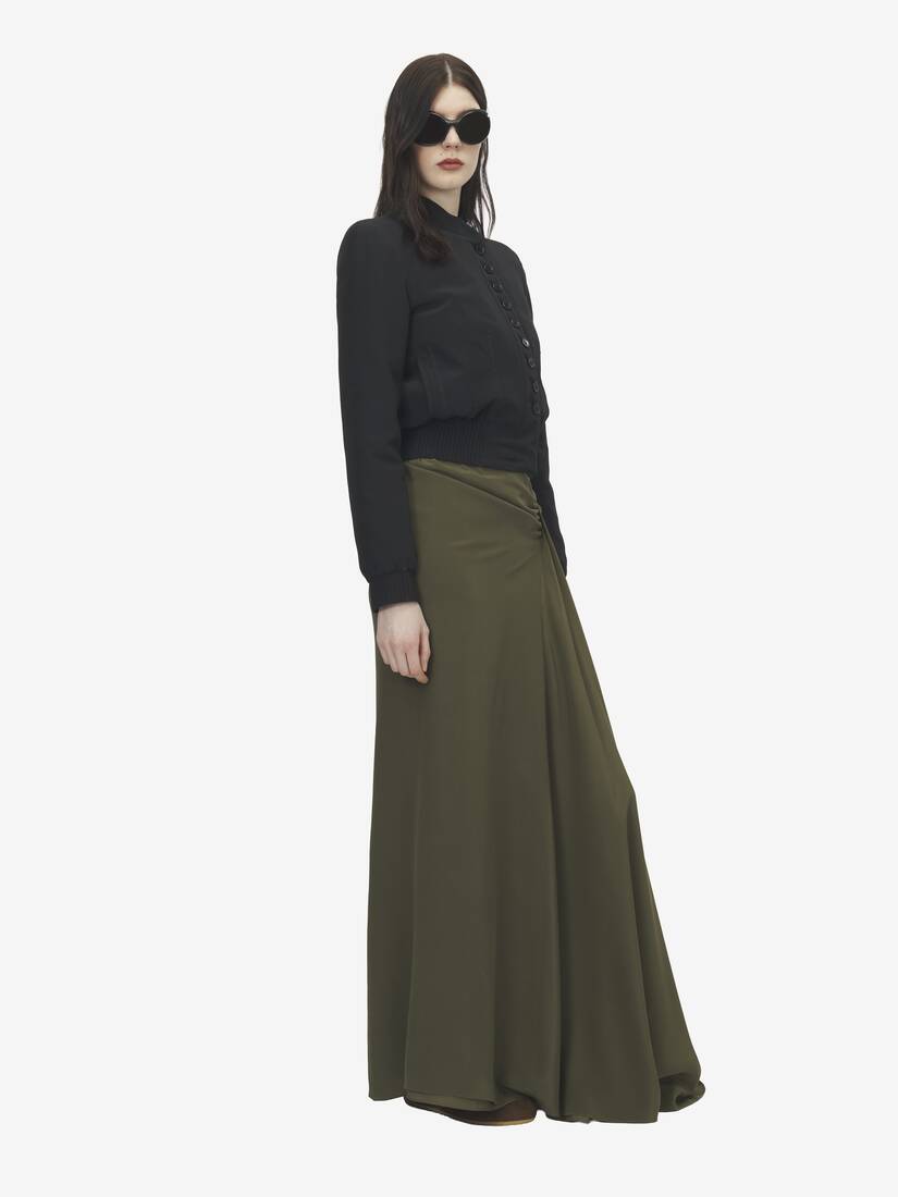 Alexander McQueen 桑蚕丝飞行员夹克