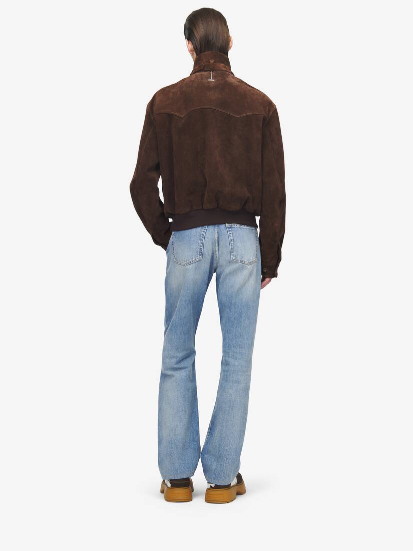 Alexander McQueen 绒面材质夹克衫
