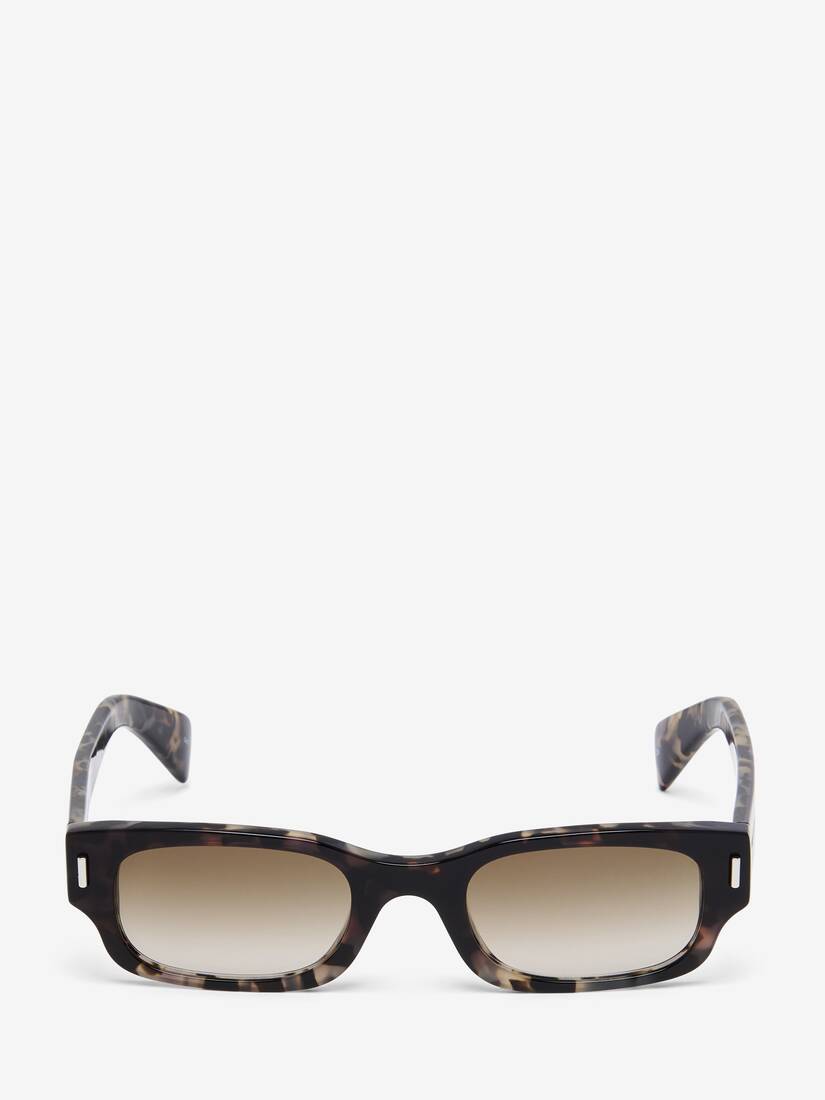 Alexander McQueen T-Bar铆钉Panthos框太阳眼镜