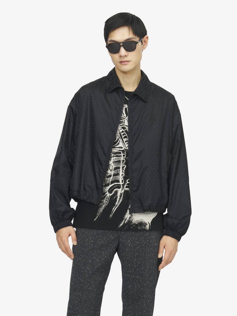 Alexander McQueen Skull提花夹克
