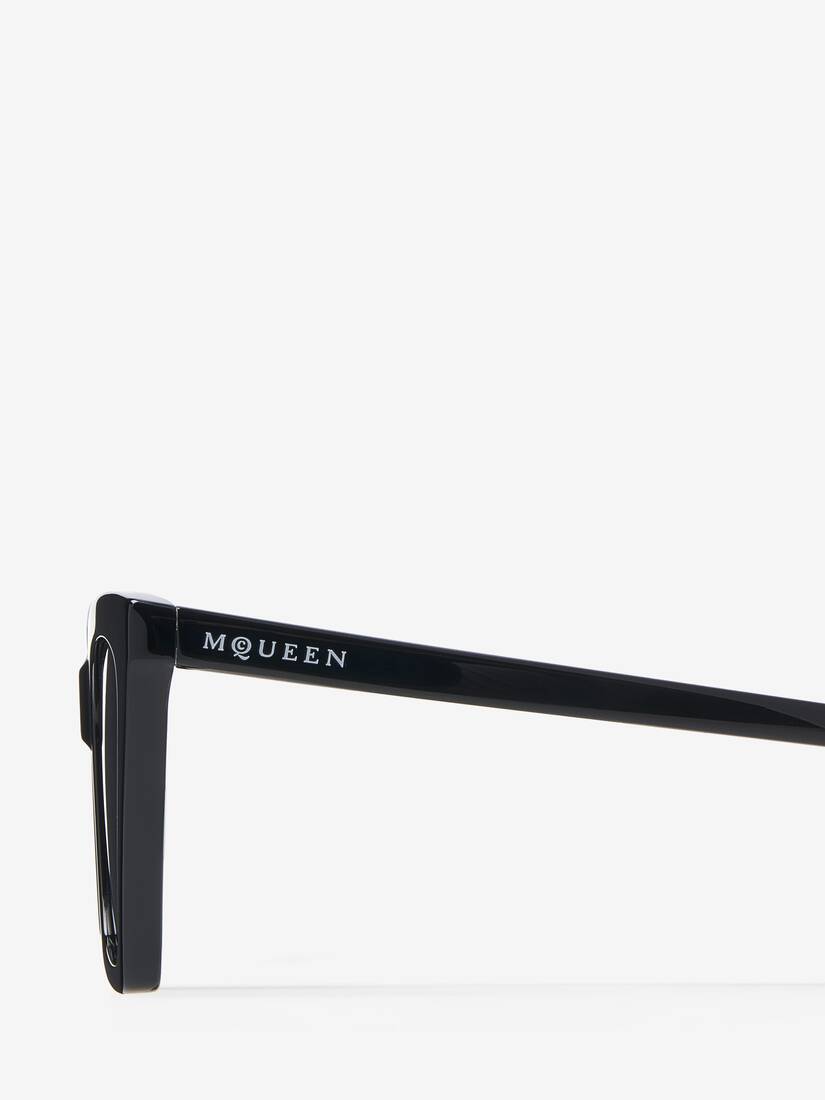 Alexander McQueen 尖角几何猫眼太阳镜