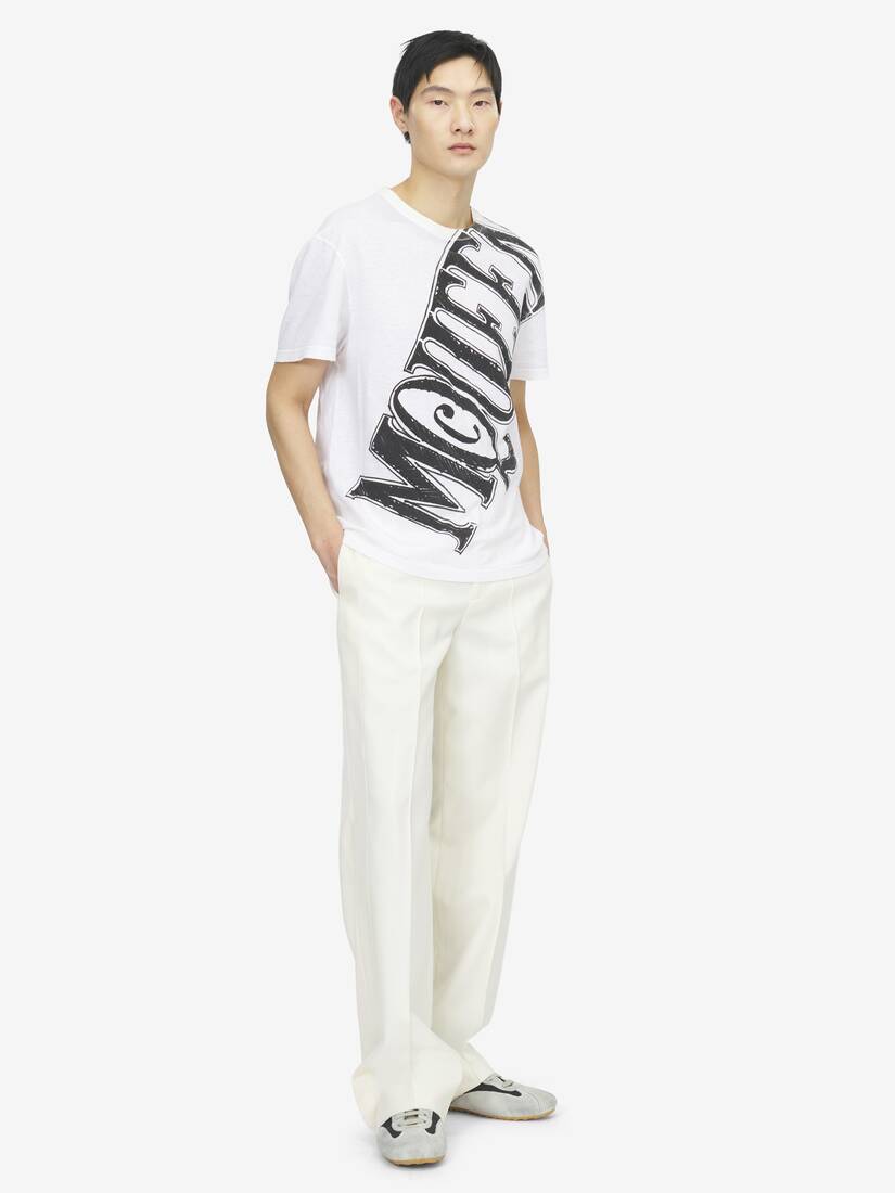 Alexander McQueen Sketch Logo印花T恤