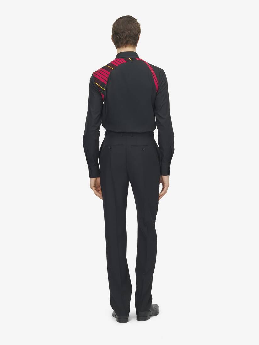 Alexander McQueen 格纹束带衬衫