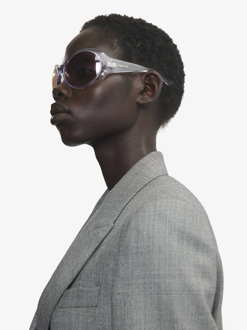 Alexander McQueen Kate圆框太阳眼镜