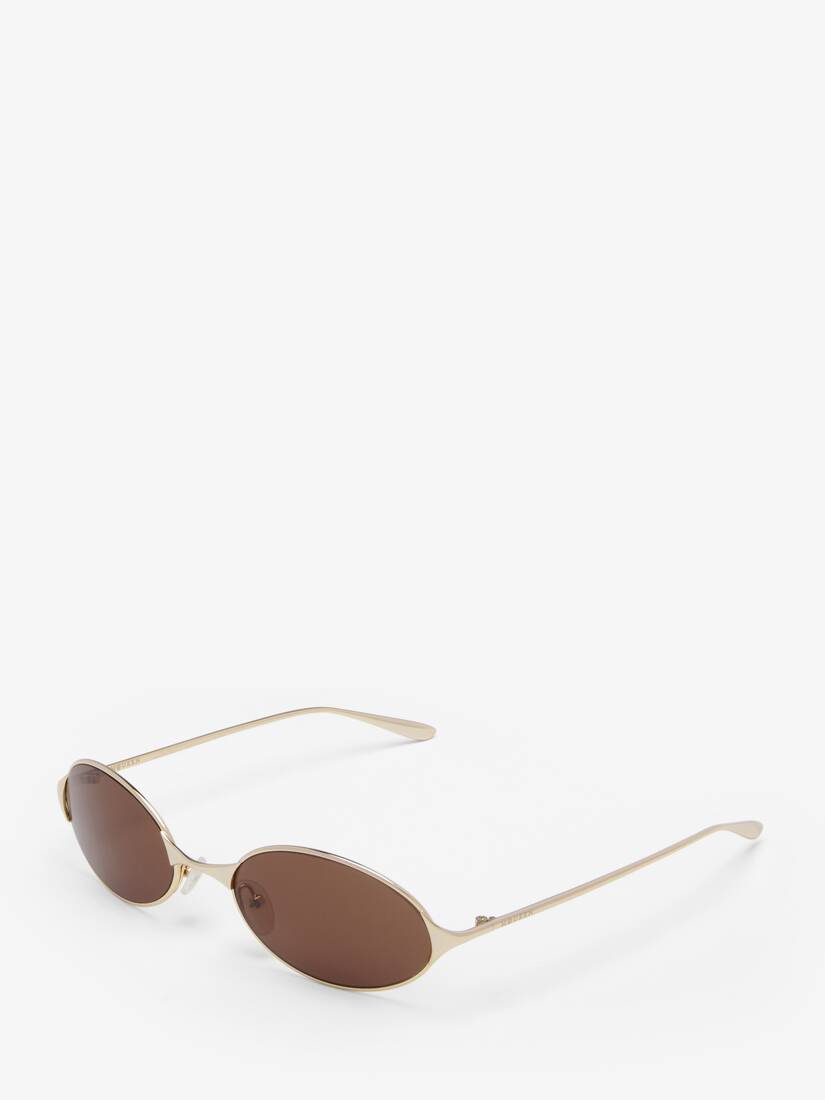 Alexander McQueen Neo椭圆框太阳眼镜