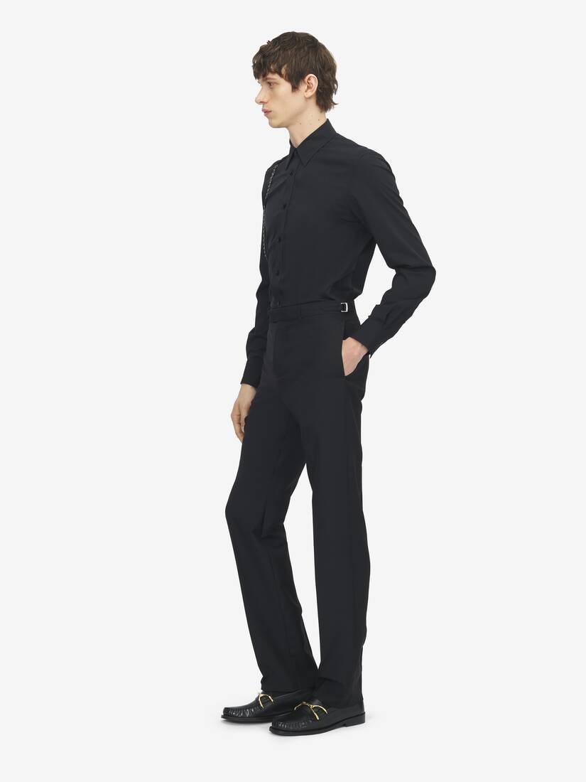 Alexander McQueen 链条背带衬衫