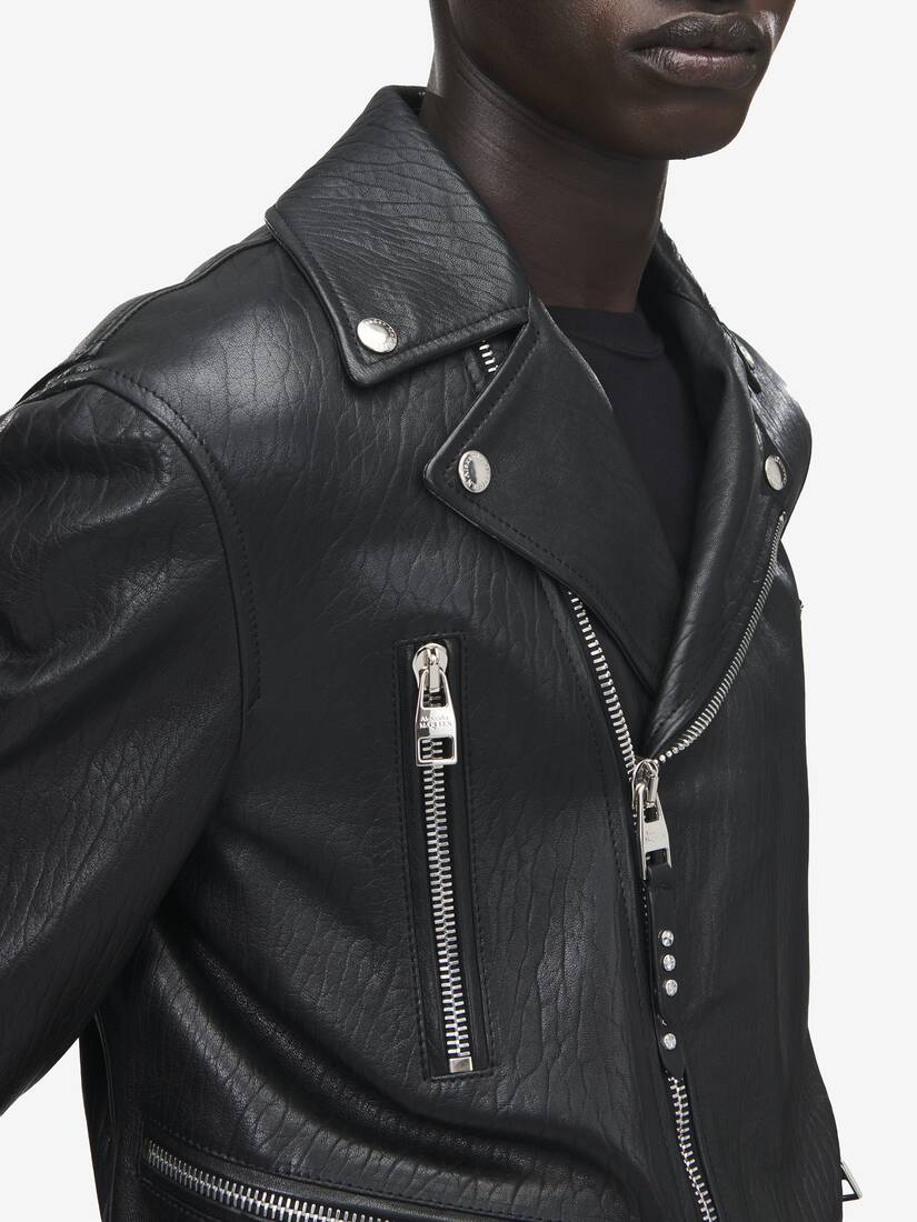 Alexander McQueen McQueen 经典皮革机车夹克