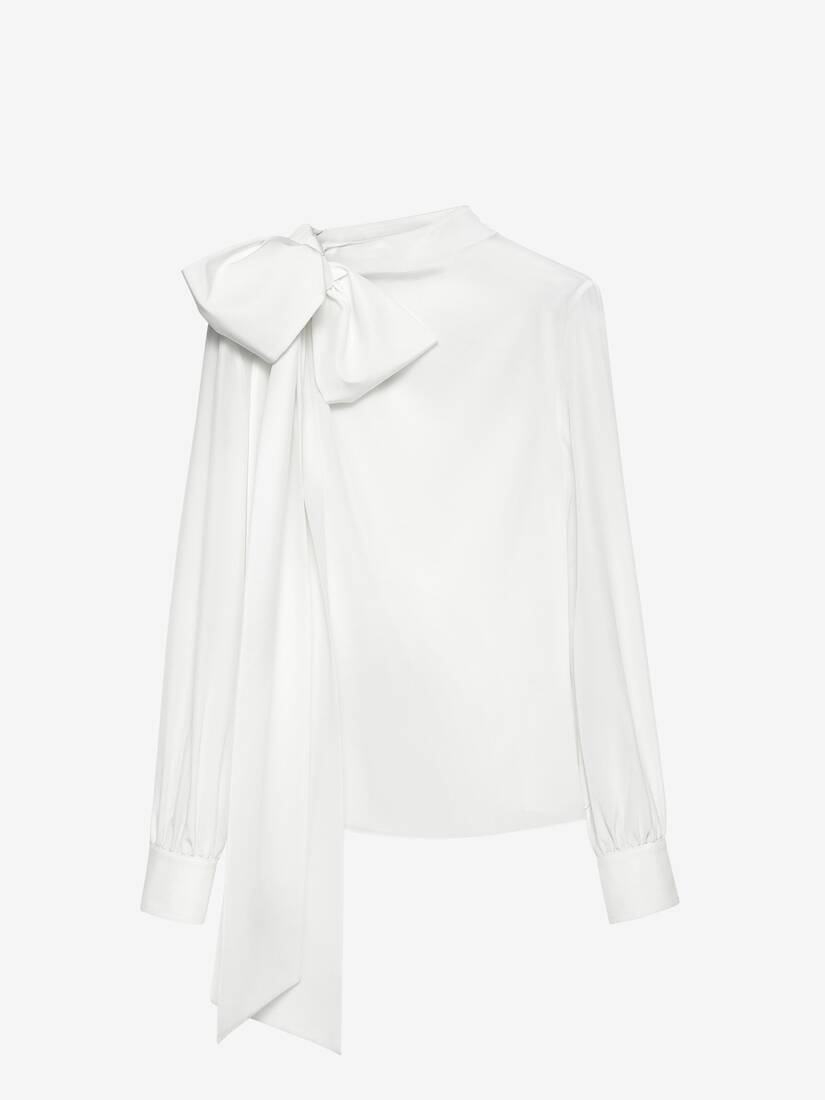 Alexander McQueen 肩部蝴蝶结上衣