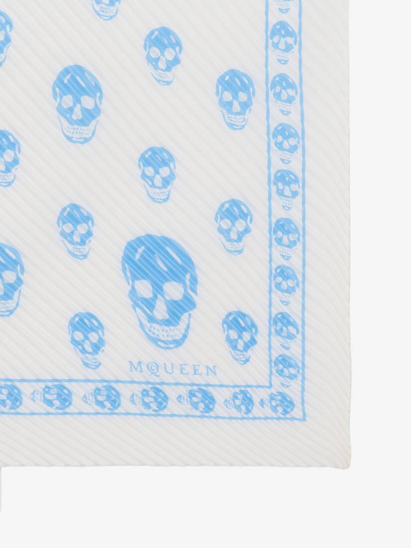 Alexander McQueen 褶裥Skull围巾