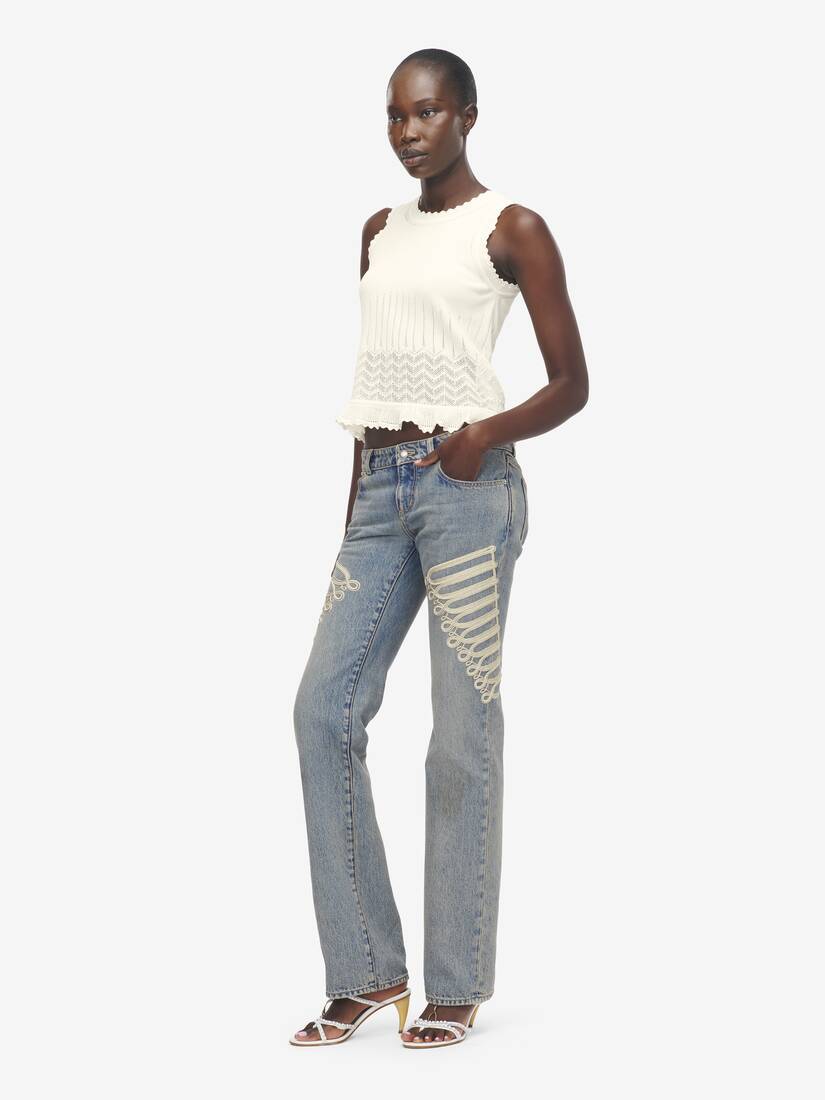 Alexander McQueen 网眼针织背心