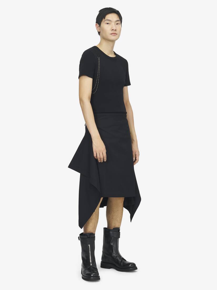 Alexander McQueen 链条背带T恤