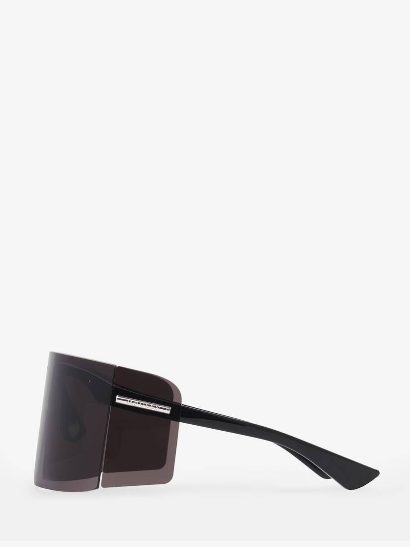 Alexander McQueen 超大护目镜造型太阳眼镜
