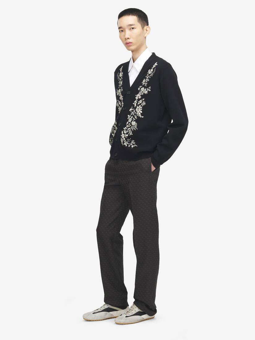 Alexander McQueen 花卉刺绣开衫