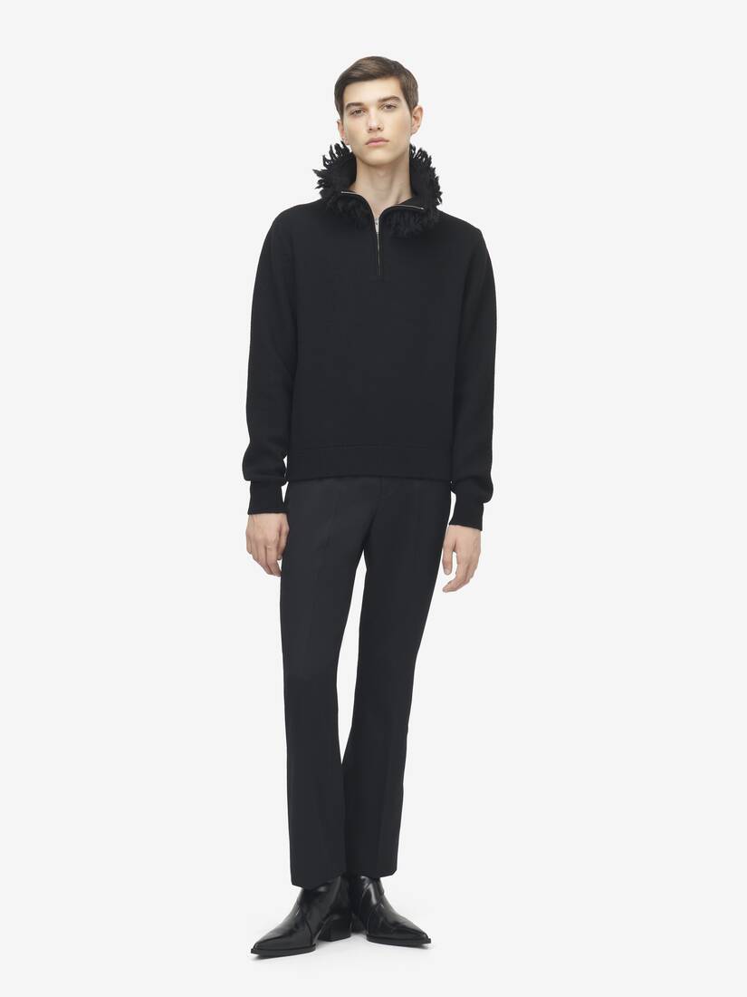 Alexander McQueen 流苏领套衫