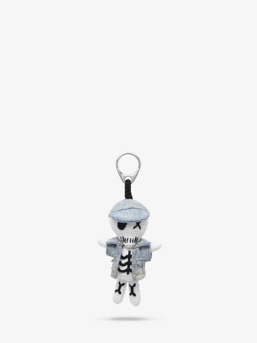 Alexander McQueen The Doll Denim牛仔娃娃挂饰