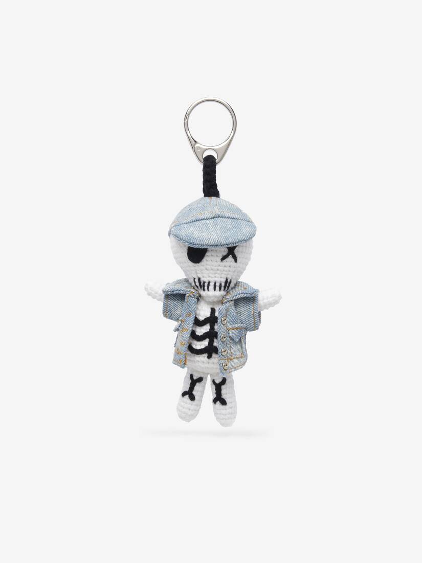 McQueen女士彩色The Doll Denim牛仔娃娃挂饰