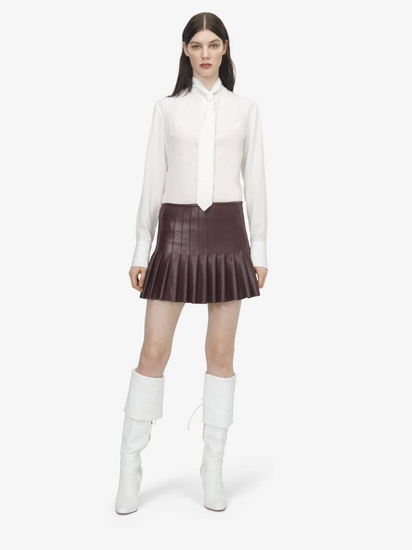 Alexander McQueen 系带桑蚕丝衬衫