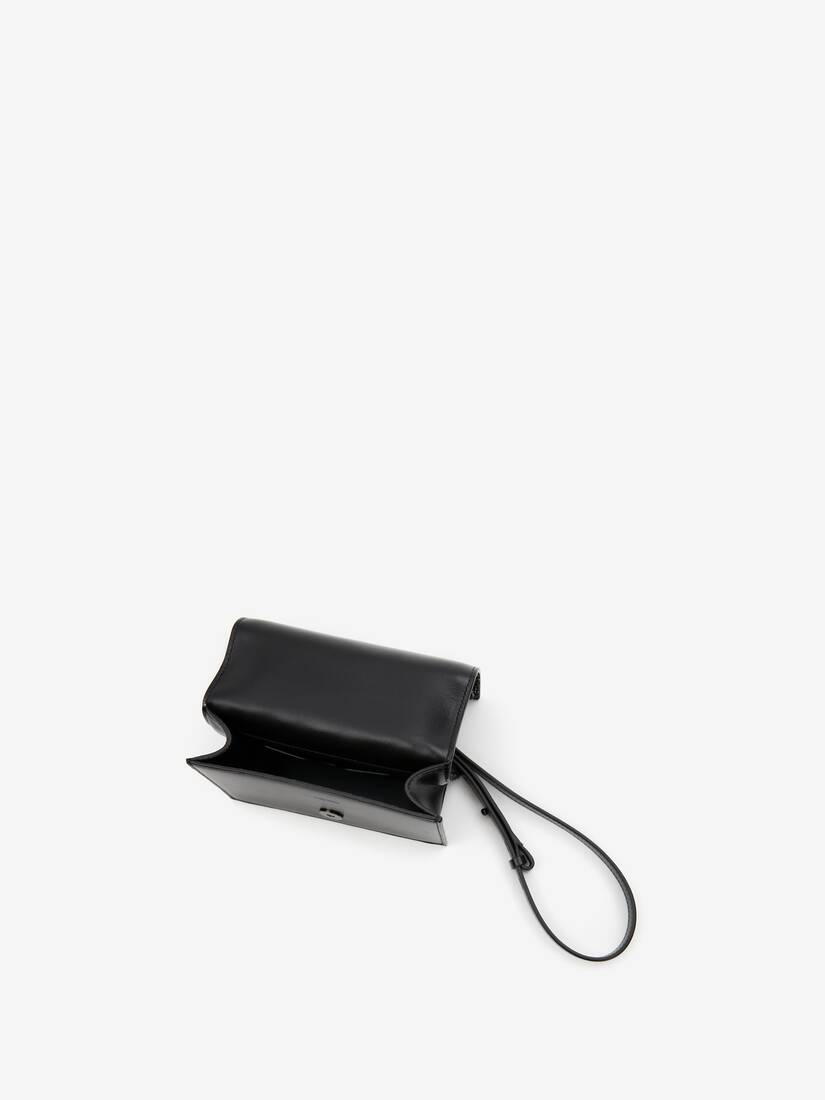 Alexander McQueen 镶饰水晶的迷你Jewelled Satchel手袋
