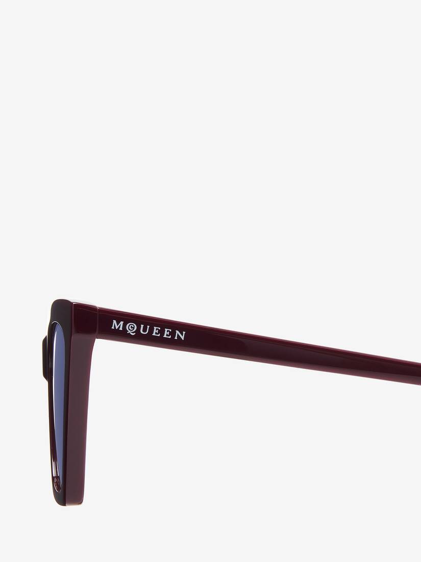 Alexander McQueen 尖角几何猫眼太阳镜