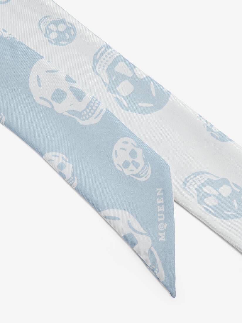 Alexander McQueen 丝带Skull围巾