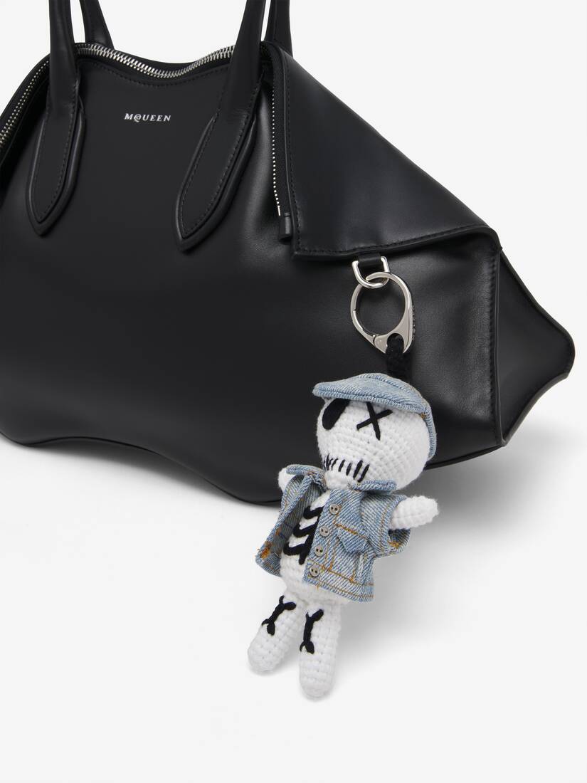 Alexander McQueen The Doll Denim牛仔娃娃挂饰