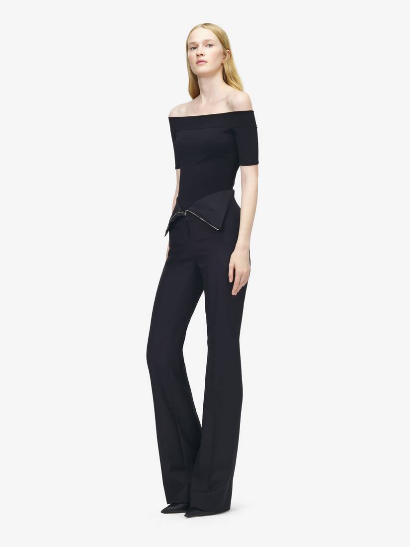 Alexander McQueen 翻腰设计长裤