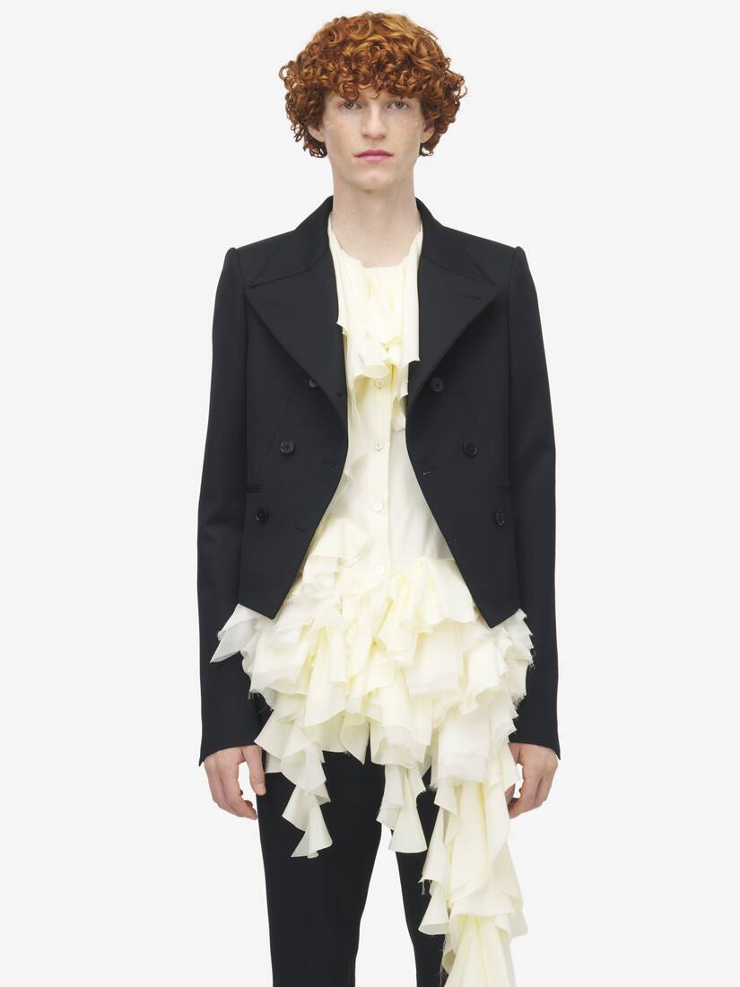 Alexander McQueen 不对称翻领夹克