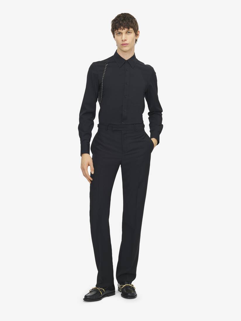 Alexander McQueen 链条背带衬衫