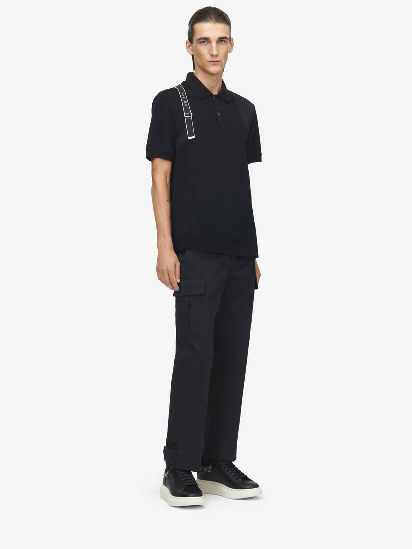 Alexander McQueen 背带Polo衫