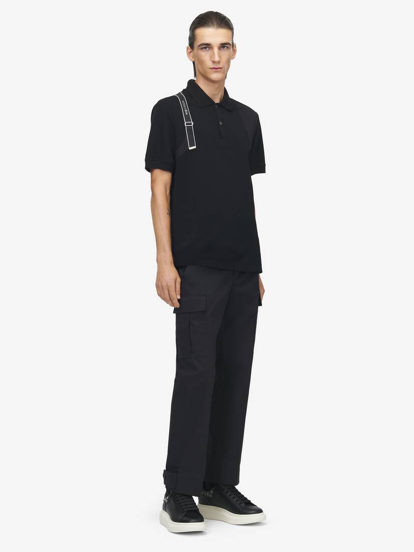 Alexander McQueen 背带Polo衫